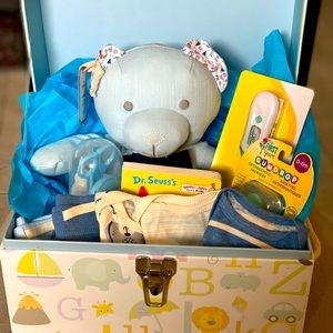 Baby boy keepsake gift set- NEW
